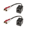 Lindy 100m CAT6 RCA Audio Extension