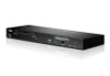 Aten Rackmount KVM Switch 8 Port VGA PS/2-USB, 2x Custom KVM Cables Included, Broadcast Mode, Daisy Chainable for up to 256 Devices