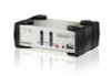 Aten Desktop KVMP Switch 2 Port Single Display VGA w/ audio & OSD, 2x Custom KVM Cables Included, 2x USB Port, Selection Via Front Panel