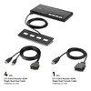 Belkin Cybersecurity and Secure KVM 4-Port Single Head HDMI Modular Secure KVM Switch PP4.0 W/ Remote-Black(F1DN104MOD-HH-4),12V,2.5A,2 Years Warranty