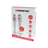 Monster 1.2M Lightning to USB-C Cable White