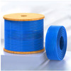 8Ware 350m CAT6A Ethernet LAN Cable Reel Box Blue Bare Copper Twisted Core PVC Jacket >305m