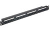 Astrotek 24 Ports UTP Patch Panel CAT6 RJ45 for 19' 1RU Rack Mount Data Network Cabinet Server PCB Type 110/Krone 3U' Black
