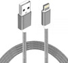 Astrotek 1m USB Lightning Data Sync Charger Grey White Color Cable for iPhone 7S 7 Plus 6S 6 Plus 5 5S iPad Air Mini iPod