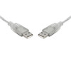 8Ware 5m USB 2.0 Cable - Type A to Type A Male to Male High Speed Data Transfer for Printer Scanner Cameras Webcam Keyboard Mouse Joystick