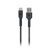 Monster 1.2M USB-C to USB-A Thermo Plastic Elastometer Cable Black