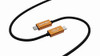 Volans VL-UT40, Aluminium USB4 Type-C Cable, Male to Male, Length: 0.5m, Black, 1 Year Warranty