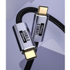 Pisen Braided USB-C to USB-C (3.2 Gen2) Cable (1M) - Black, 5A/100W PD, 20Gbps Data Transfer Speed,8K@60Hz Video,Best for Laptop & other USB-C devices