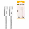 USP USB-C to USB-C PD 60W High Density Braided Fast Charging Cable (0.2M), 3A Fast & Safe Charge,Strong & Durable,Samsung Galaxy,Apple iPhone,iPad