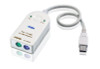 Aten USB to 2 Port PS/2 Active Converter