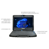 DURABOOK S14I, 14" Intel Core Ultra 5, 16GB RAM, 512GB SSD, Windows 11 Pro