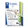 Staedtler WhiteBoard Marker 351Chisel Black Box 10