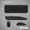 Incase Designed by Microsoft Wired Keyboard & Mouse Black [APB-00018]