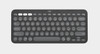 Logitech PEBBLE KEYS 2 K380S Slim, minimalistWireless Keyboard with customizable keys (Graphite)