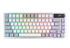 ASUS ROG AZOTH/NXSM/P/WHT Gaming Keyboard, OLED Display, NX Storm Switch, 75 Keys, Tri-mode Connection, White, Tactile Bump/Clicky