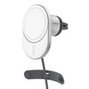 Belkin BoostCharge Pro Magnetic Qi2 Wireless Car Charger + USB-C to USB-C Cable (1.2M) - White (WIC008btGR-V2), 20W, Apple iPhone, 2 Years Warranty