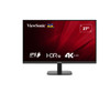 ViewSonic 27' 4K SuperClear IPS VA2708-4K, HDR10, 2x HDMI and DP x1, Eye Pro Tech.Seamless, VESA 75, Eco Mode, Joy Key rear, Office Monitor