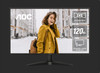 AOC 27' 120Hz IPS 1920 × 1080 (FHD), 300 cd/m2,  VGA × 1, HDMI 1.4 × 1 1ms Adaptive Sync, Office and Home monitor. 2025