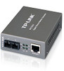 TP-Link MC210CS 1000Mbps RJ45 to 1000Mbps single-mode SC fiber Converter, Full-duplex, up to 15Km, switching power adapter, chassis TL-MC1400 rack-mou