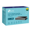 TP-Link TL-SG1005P-PD 5-Port Gigabit Desktop PoE+ Switch with 1-Port PoE++ In and 4-Port PoE+Out