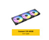 Antec C120 ARGB Black 3PK Performance 120mm PWM Fan FAN: 4-pin PWM | LED: 3-pin  Vibration Absorbing and Anti-Noise Pads