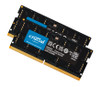 Crucial 16GB (2x8GB) DDR5 SODIMM 4800MHz C40 1.1V Notebook Laptop Memory