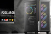 Antec P20C ARGB, E-ATX, ATX High Airflow, USB-C, Cable management, 4x HDD/SSD , 375mm GPU, 170mm CPU, 3x ARGB PWM 12CM,Fan Control, Gaming Case