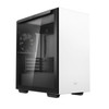 DeepCool MACUBE 110 White Minimalistic Micro-ATX Case, Magnetic Tempered Glass Panel, Removable Drive Cage, Adjustable GPU Holder, 1xPreinstalled Fan