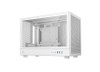 DeepCool CH260 WH M-ATX Case, Extremely Portable Size，Abundant Airflow Ventilation，Mesh and glass panels，Support up to 360mm liquid cooling，Direct ins