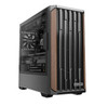 OKINOS Cypress P7 Genuine Walnut Wood Trim ATX, Type-C, Support 360mm Radiator on Top, 4 x 120mm PWM Fans, Black Stylish Premium Case