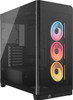 Corsair FRAME 4500X LX-R RGB LINK Panoramic Glass Mid-Tower PC Case Black: up to 460mm GPU, 360mm radiators, rich I/O, and versatile fan/rad mounts