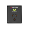 Monster 1-Port Surge Black