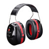 3M  PELTOR  Optime  III Headband Format Earmuff H540A, Black and Red, Class 5 SLC80 33dB, 10 ea/Case