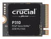 Crucial P310 2TB M.2 2230 NVMe SSD 7100/6000 MB/s 1M IOPS 440TBW 2M MTTF for MS Surface Pro Valve Steam Deck Asus Rog Ally Lenovo Legion Go MSI Claw