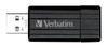 Verbatim Store'n'Go Pinstripe USB 2.0 Drive 16GB, Slim Retractable Design, Limited Lifetime Warranty (Black)
