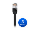 Ubiquiti UniFi Patch Cable Outdoor 3M Black, Single Unit All-weather, RJ45 Ethernet Cable, Category 5e, Weatherproof, Incl 2Yr Warr