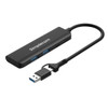 Simplecom CH385 SuperSpeed USB-A and USB-C 4-Port Combo Hub USB 3.2 Gen 1 (2x USB-A and 2x USB-C Ports)