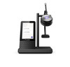 Yealink WH66 Mono Teams Edition  DECT Wirelss Headset With 4' Touch Screen, Busylight On Headset, Leather Ear Cushions, 1 x USB3.0, 2 x USB2.0 Ports