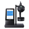 Yealink WH66 Dual UC DECT Wirelss Headset With Touch Screen Workstation, Busylight On Headset, Leather Ear Cushions, Multi-devices connection