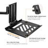 Brateck Adjustable Laptop Tray For Monitor Arms Fits12-17'  with standard 75x75 VESA plate