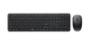 RAPOO Wireless Optical Mouse & Keyboard Black -2.4G Connection, 10M Range, Spill-Resistant, Retro Style Round Key, 1000DPI  Black