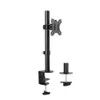 Brateck Single Screen Economical Articulating Steel Monitor Arm Fit Most 13'-32' LCD monitors, Up to 8kg per screen VESA 75x75/100x100
