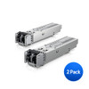 Ubiquiti UFiber SFP Multi-Mode Fiber Module, 2-Pack, 1.25 Gbps Throughput, 1.25 Gbps Throughput, Supports Connections Up to 550 m, Incl 2Yr Warr