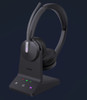 Yealink WH64 Hybrid Dual Teams DECT Wireless Headset, DECT & Bluetooth Hybrid Wireless Technology, 3-Mic Noise Cancellation, Charging Stands