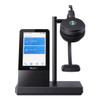 Yealink WH66 Mono UC DECT Wireless Headset With Touch Screen, Busylight On Headset, Leather Ear Cushions