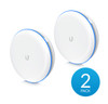 Ubiquiti UniFi Building-to-Building Bridge - 60 GHz Wireless Bridge with a 10 Gbps SFP+ Interface, Complete PtP Link, Sold as 2 Pack, Incl 2Yr Warr