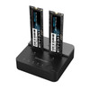 Simplecom SD550v2 USB 3.2 Gen2x2 to Dual Bay NVMe M.2 SSD Docking Station Duplicator Offline Clone