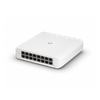 Ubiquiti UniFi Switch Lite 16 PoE, Layer 2, 16x GbE RJ45 Ports, 8x 802.3at PoE+ Ports, 45W PoE, Silent Operation, Wallmount Kit Include, Incl 2Yr Warr