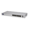 Ubiquiti UniFi 24 port Managed Gigabit Switch - 24x Gigabit Ethernet Ports, with 2xSFP - Touch Display - Fanless - GEN2, Incl 2Yr Warr