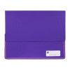 Marbig Wallet A4 Heavy Duty Polypick Purple